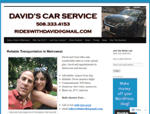 Tablet Screenshot of davidscarservice.com